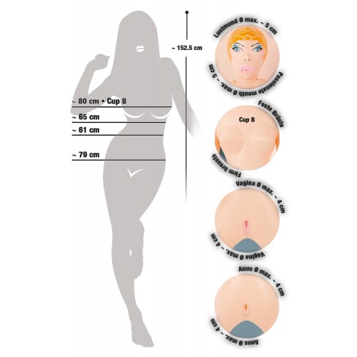 bambola gonfiabile love doll storm