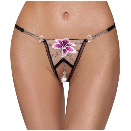 Perizoma gioiello Crotchless String S/M