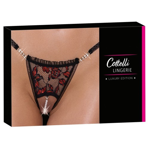 Perizoma Gioiello Crotchless String S/M