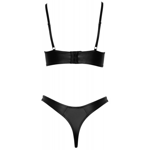 Set intimo 2 pz nero lucido S