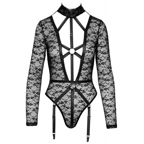 Body trasparente con collarino L