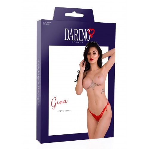 tanga rosso spicy V-string S/M