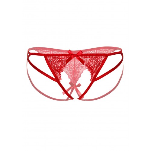 Slip aperto Naomi strappy crotchless...