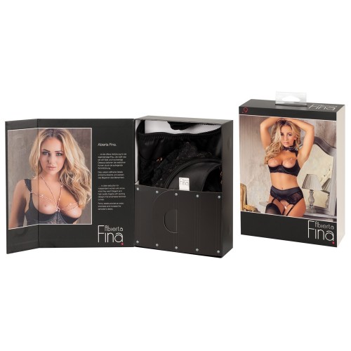 intimo 2 pz con reggicalze Shelf Bra...