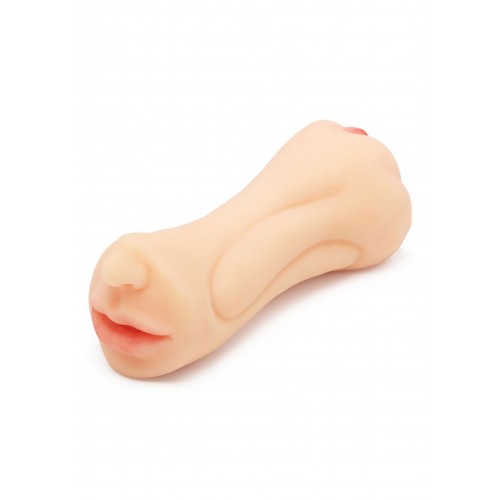 Masturbatore realistico doppio uso...