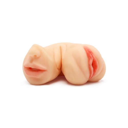 Masturbatore realistico doppio uso...