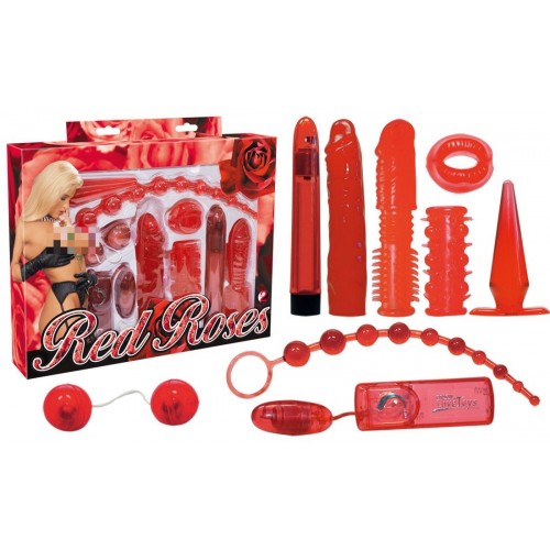 Kit Del Piacere 9 Pezzi Red Roses