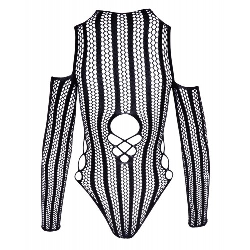 Body a maniche lunghe con strisce...