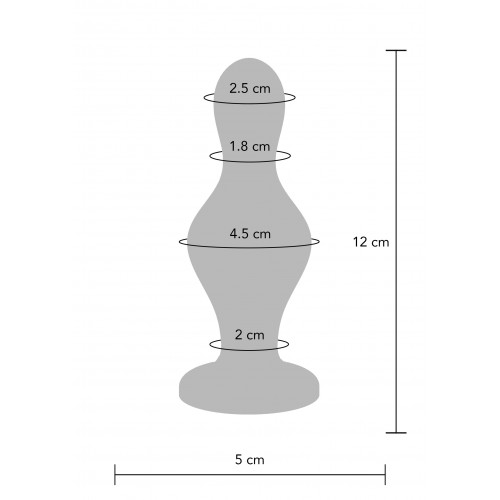 Plug anale in metallo morbido The...