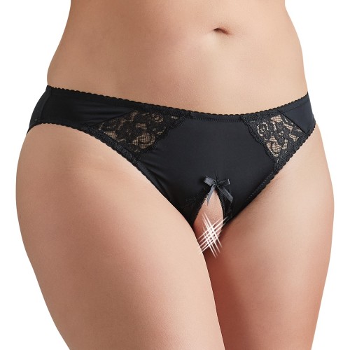 Slip aderente con inserti in pizzo...