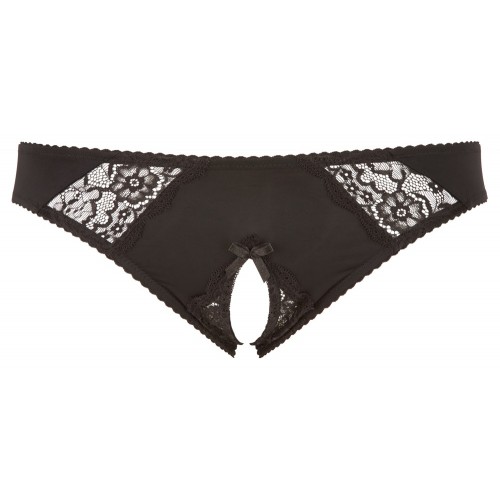 Slip aderente con inserti in pizzo...
