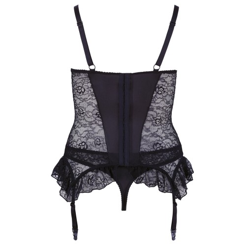 Raffinata reggicalze in pizzo a fiori...