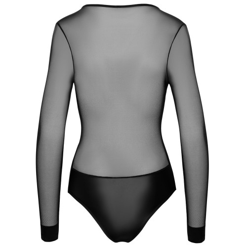 Body trasparente con apertura a Zip M