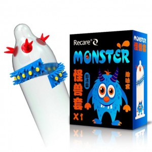 profilattico monster blu 2
