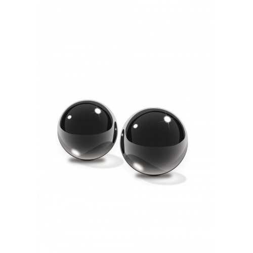 Black Glass Ben Wa Balls
