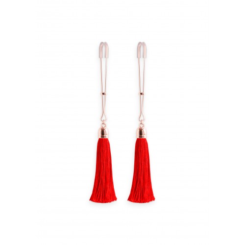 Morsetti per capezzoli Nipple Clamps red