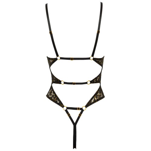 Body in pizzo nero M