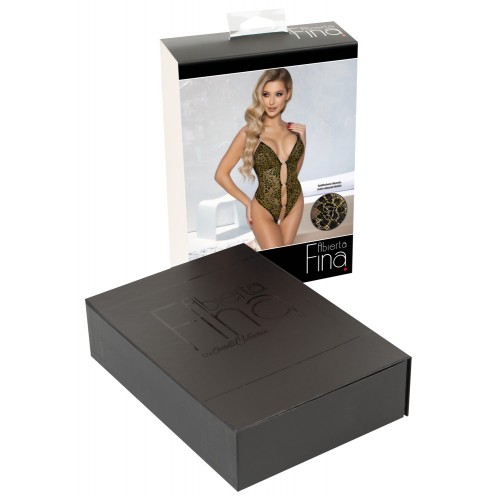 Body in pizzo nero M