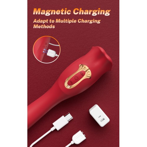 Stimolatore Clitorideo lingua con coda