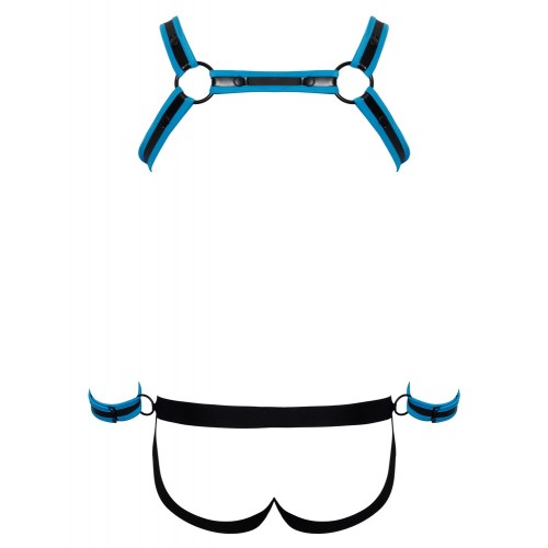 Jockslip con top lucido bicolore M