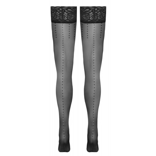 Calze autoreggenti Con tratteggio...