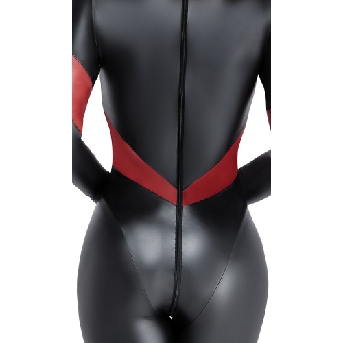 Tuta a maniche lunghe dal look opaco...