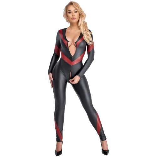 Tuta a maniche lunghe dal look opaco...