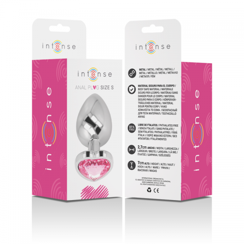 PLUG ANALE METALLO ALLUMINIO CUORE N...