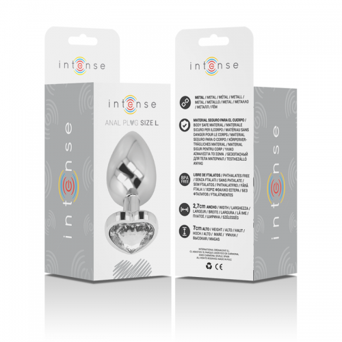 PLUG ANALE IN METALLO ALLUMINIO CUORE...