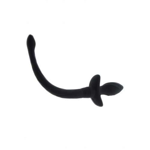plug anale con coda vibrante remoto...