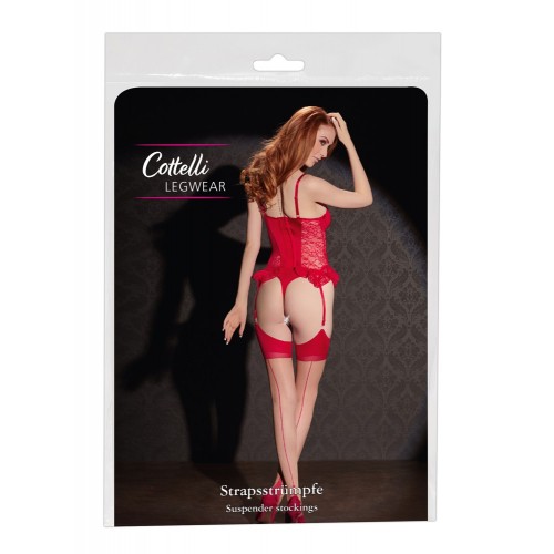 calze per reggicalze color carne...