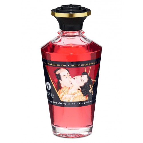 olio massaggio riscaldante per zone...