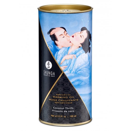 olio massaggio riscaldante per zone...