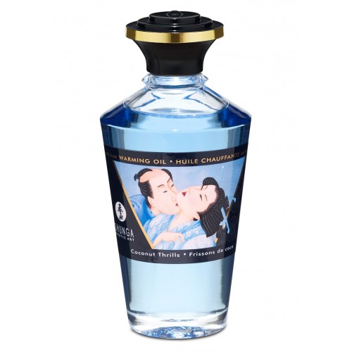 olio massaggio riscaldante per zone...