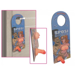 CARTELLO MANIGLIA “SPOSI IN...