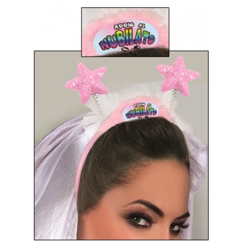 CERCHIETTO STELLE CON VELO E MARABU’