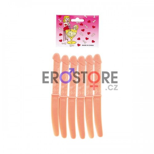 Set coltelli con manico a forma pene