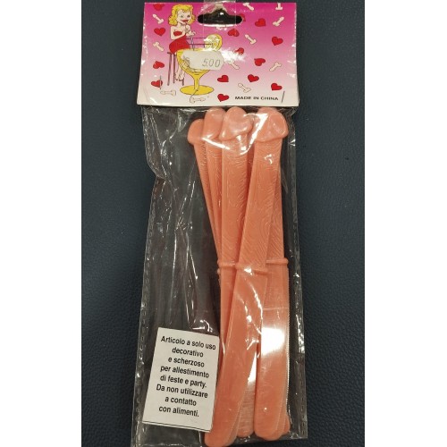Set coltelli con manico a forma pene
