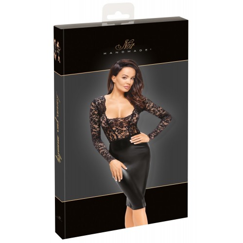 Abito lungo fino al ginocchio con top...