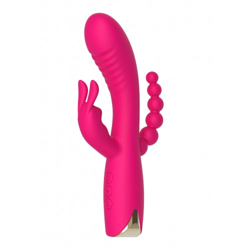 Vibratore Rabbit tripla funzione...