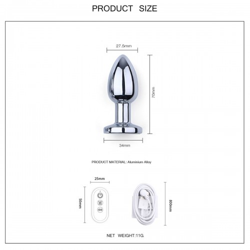 Plug in alluminio con LED posteriore...