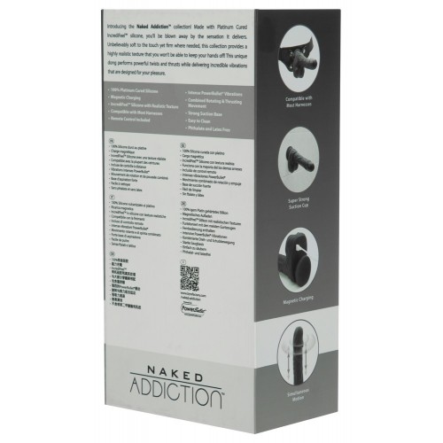 Vibratore flessibile a spinta 8,6 con...