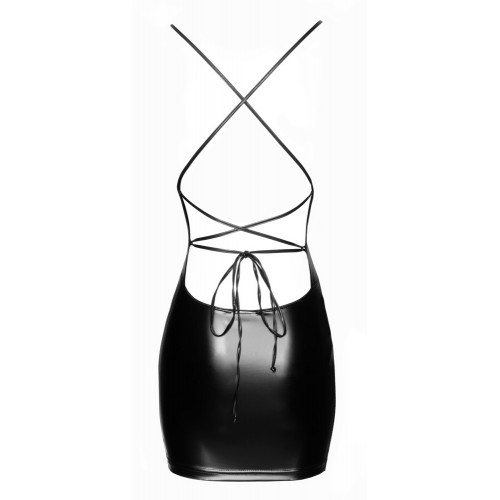 Abito extra corto di Noir con...