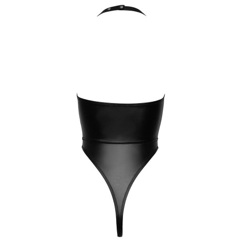 Body nero opaco con scollatura...