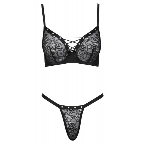 Reggiseno e perizoma con ferretto...