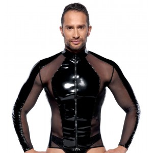 Camicia nera a maniche...