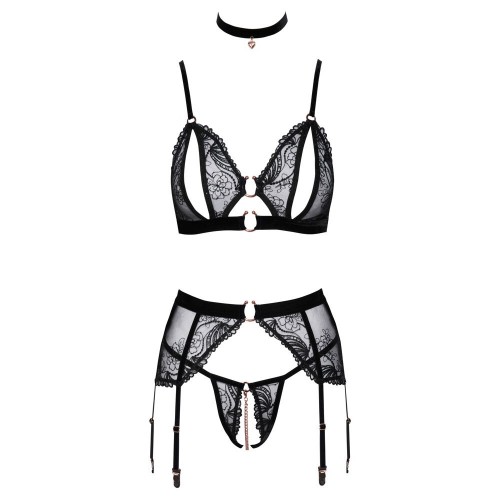 Set con Reggiseno morbido, reggicalze...