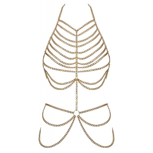 Catena per il corpo color oro in un...