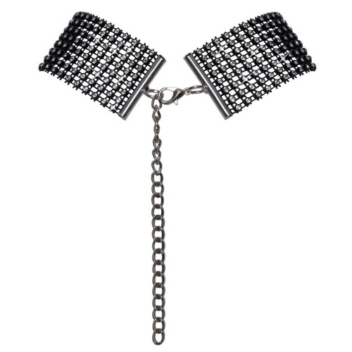 Girocollo nero cangiante tempestato...