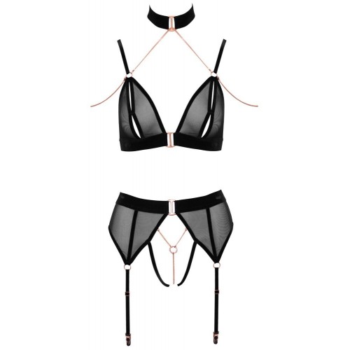 Reggiseno morbido e slip ouvert M